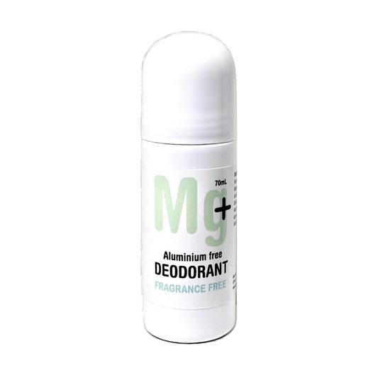 Magnesium Roll-On Deodorant – Fragrance Free 70mL